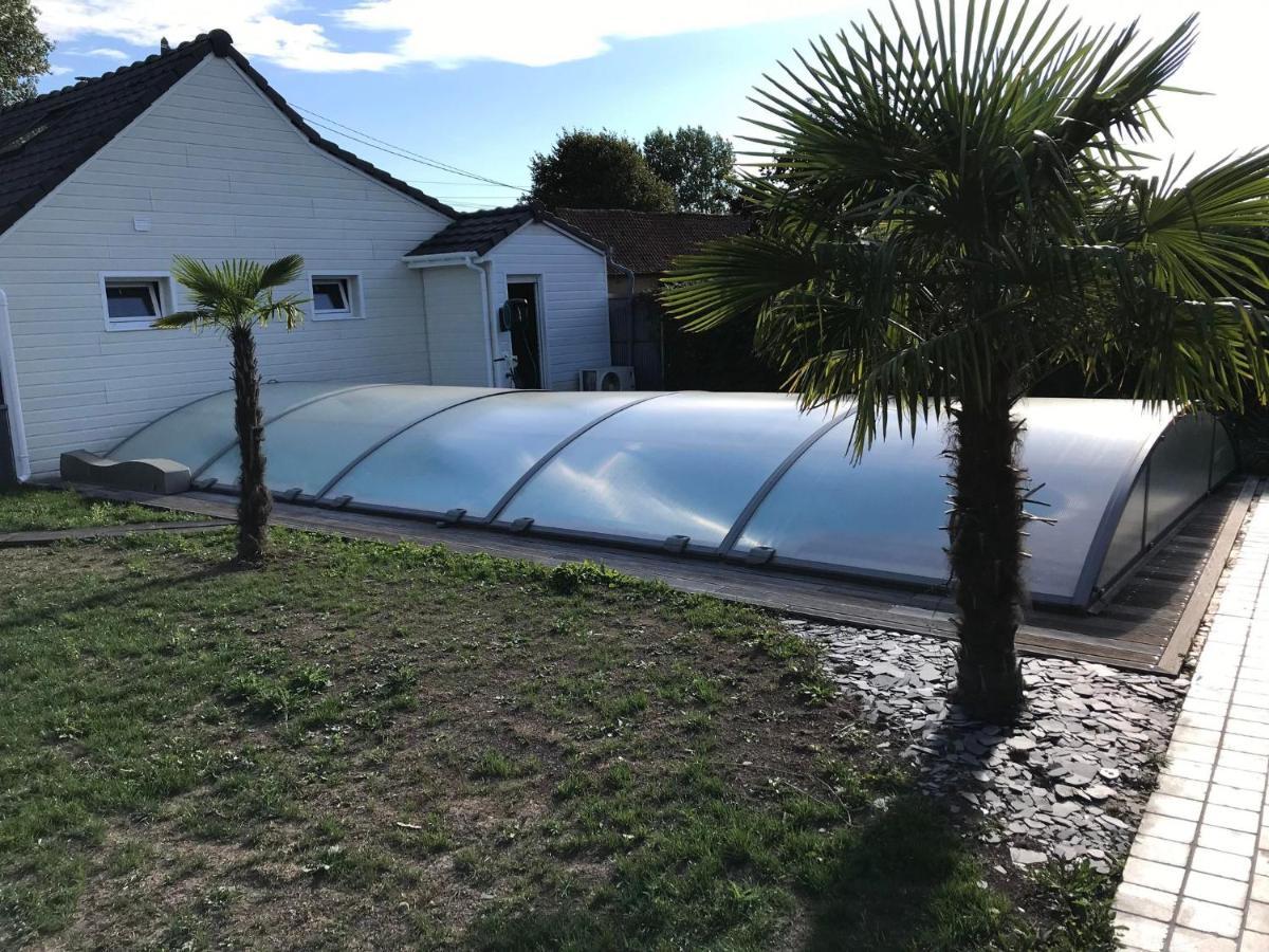 Gite Spa Sauna Piscine Aubin-Saint-Vaast المظهر الخارجي الصورة