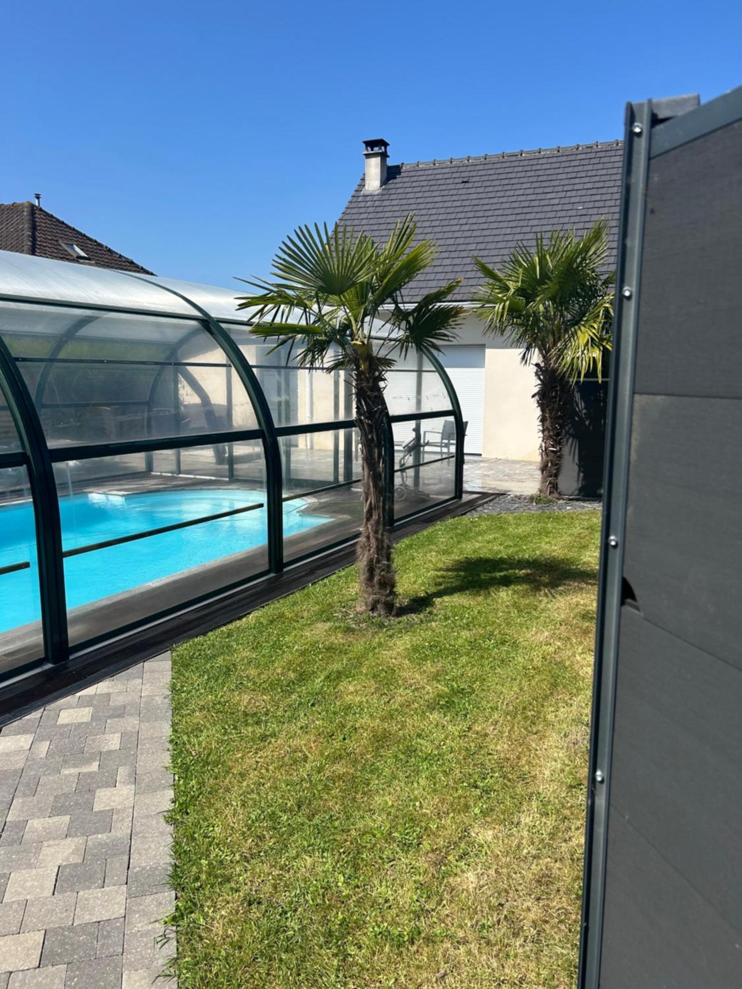 Gite Spa Sauna Piscine Aubin-Saint-Vaast المظهر الخارجي الصورة